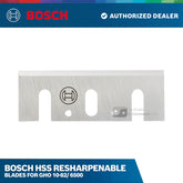 Bosch HSS Resharpenable blades for GHO 10-82/ 6500